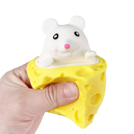 Stress Relief Funny Plastic 5*5cm Multi-color Squeeze Toy for 5 to 7 Years