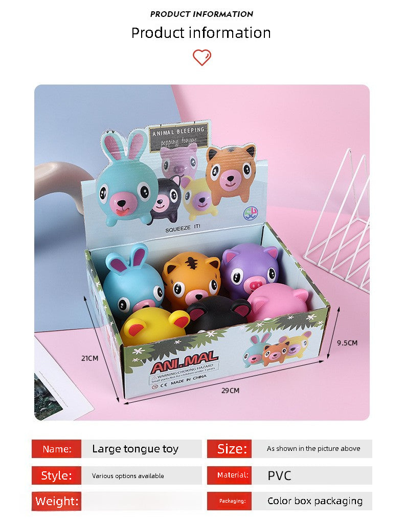 Squeeze-to-make-sound animal funny toy