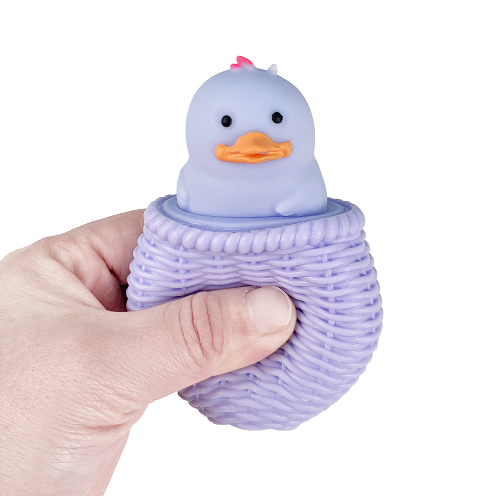 Stress Relief Funny Plastic 5*5cm Multi-color Squeeze Toy for 5 to 7 Years
