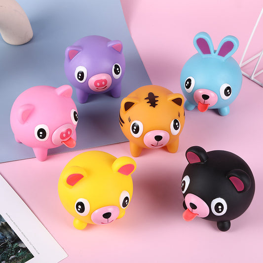 Squeeze-to-make-sound animal funny toy