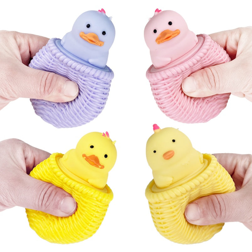 Stress Relief Funny Plastic 5*5cm Multi-color Squeeze Toy for 5 to 7 Years