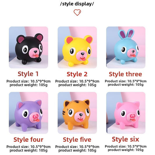 Squeeze-to-make-sound animal funny toy