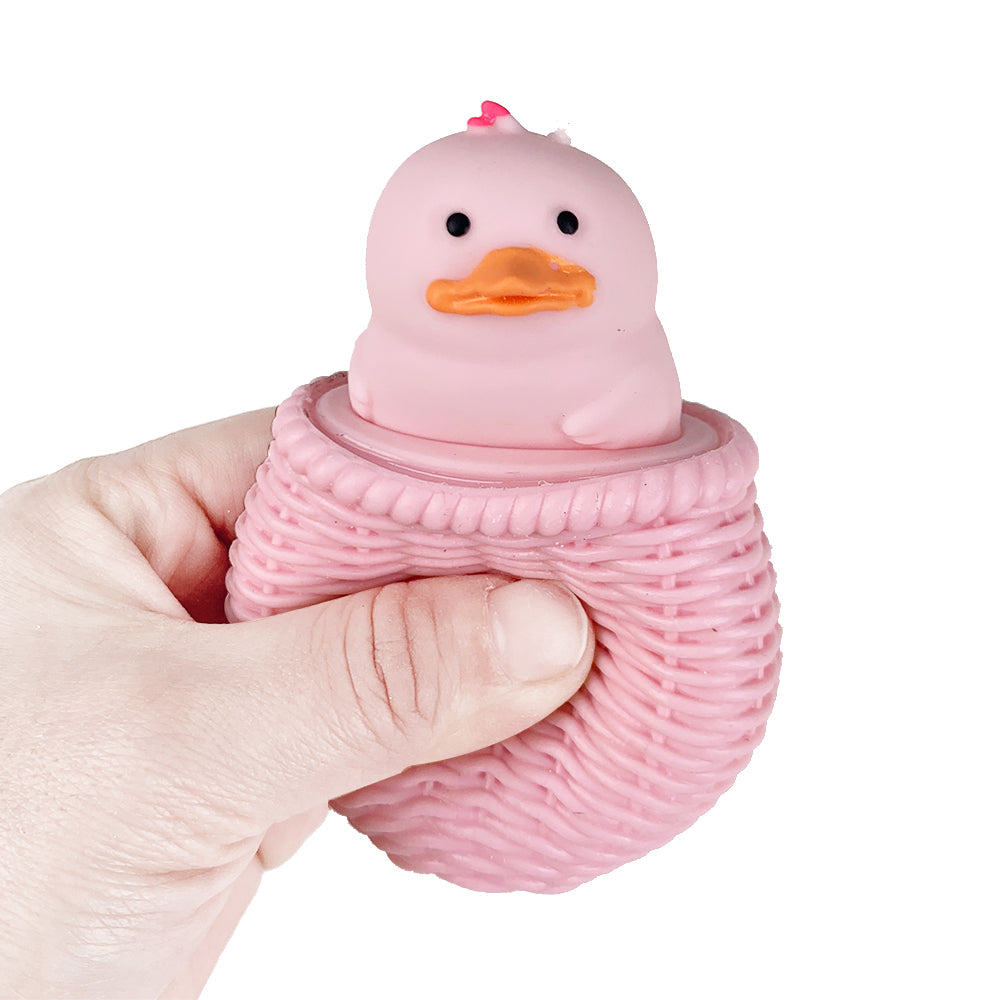 Stress Relief Funny Plastic 5*5cm Multi-color Squeeze Toy for 5 to 7 Years